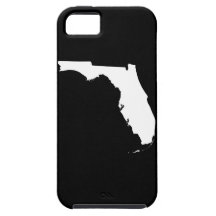 Florida in White and Black iPhone 5 Cases