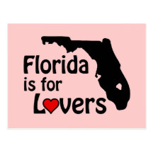 Florida is for Lovers Postcard