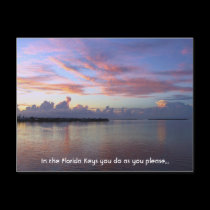 Florida Keys Sunset postcards