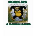 Florida Legends: Skunk Ape t-shirts by robsmithjr Florida Legends: Skunk Ape t-shirts
