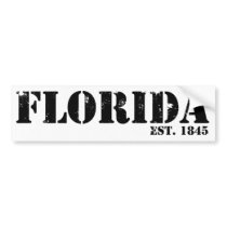 Florida Logo Bumper Sticker