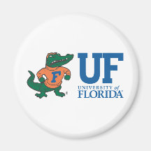 Florida Mascot Albert With Hat - Color Refrigerator Magnets