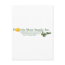 Florida Music Supply Paper Products postcards by calcote Florida Music Supply Paper Products postcards