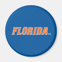 Florida - Orange & White Magnet