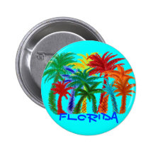Florida palm tree button