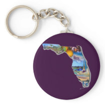 FLORIDA PICTURE DESIGN KEY CHAINS