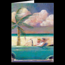 Florida Road Trip note card cards