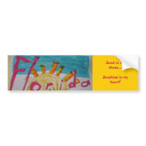 FLORIDA  Sand in my shoes....Sunshine in my he... bumper stickers