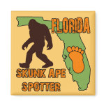 Florida Skunk Ape Spotter Fridge Magnets