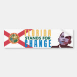 Florida Stands for Change - Obama Bumper Sticker