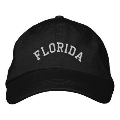 Florida State Embroidered Embroidered Baseball Cap by EmbroiderGifts