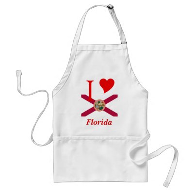 florida state flag. Florida State Flag Aprons by