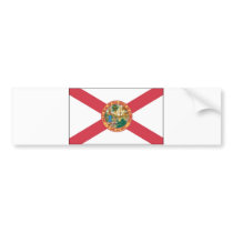 Florida State Flag bumper stickers by Dogwing Florida State Flag bumper stickers