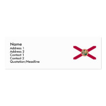 Florida State Flag Business Card