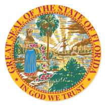 Florida State Flag stickers by 1791dotus Florida State Flag stickers