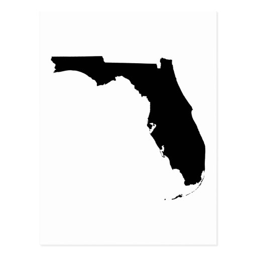 Florida State Outline Postcard | Zazzle