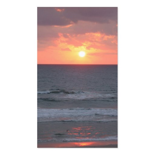 Florida Sunrise Business Cards (back side)