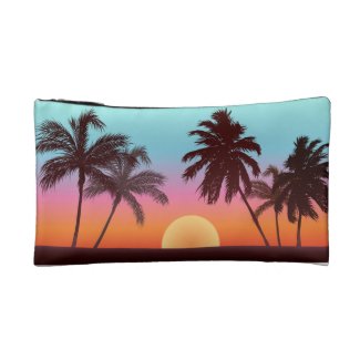 Florida Sunset Cosmetic Bag