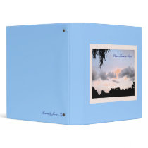 Florida Sunset in August binders by jasmingifts Florida Sunset in August binders