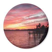 Florida Sunset magnets by ginatheloca Florida Sunset magnets