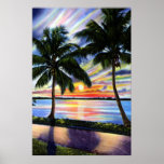 Florida Sunset on the Coast Posters