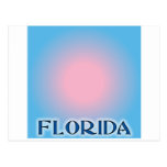 Florida Sunset Pink To Blue Post Card
