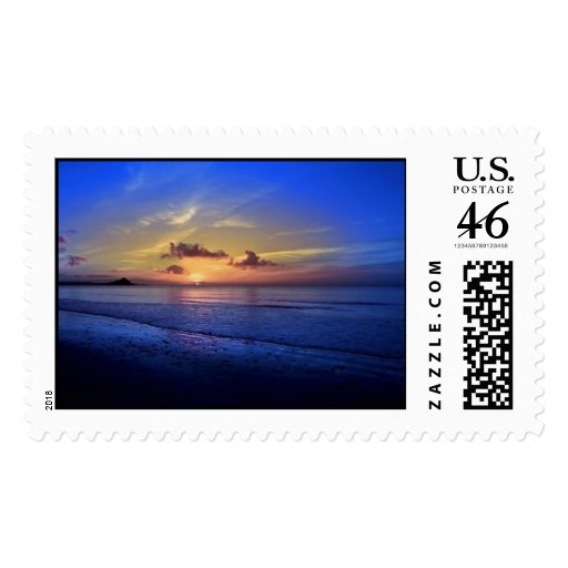 Florida Sunset Postage Stamp