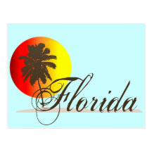 Florida Sunset Postcard