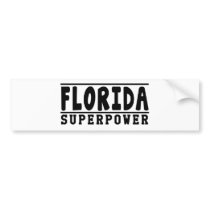 Florida Superpower Designs Bumper Sticker