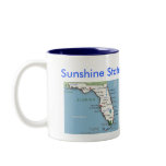 Florida Symbols & Map mugs