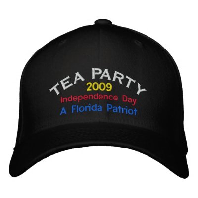 FLORIDA TEA PARTY EMBROIDERED CAP EMBROIDERED BASEBALL CAPS FLORIDA TEA PARTY EMBROIDERED CAP EMBROIDERED BASEBALL CAPS