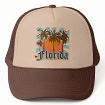 Florida The Sunshine State USA Hats