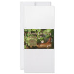 Florida Tree Frog Design with explanation text Customized Rack Card