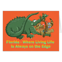 Florida -  Where Living Life is always on the Edge cards