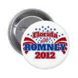 Florida with Romney 2012 Pin