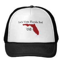 floridared, Let's Vote Red Florida... - Customized Mesh Hat
