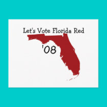 floridared, Let's Vote Red Florida... - Customized postcards by jenniekurono floridared, Let's Vote Red Florida... - Customized postcards
