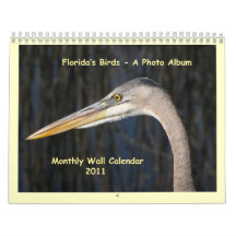Florida's Birds - A Photo Album Wall Calendars
