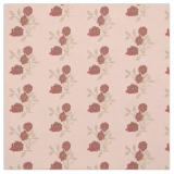 Floriography Inkblot Red Roses Fabric