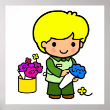 florist boy poster