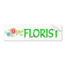 Florist bumper stickers