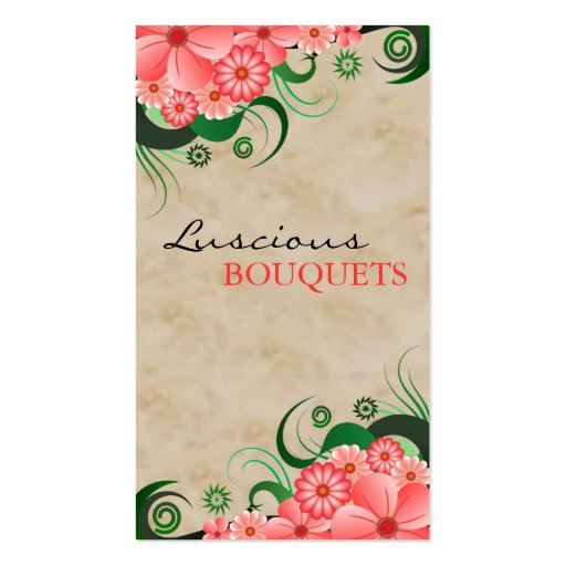 Florist Business Card (front side)