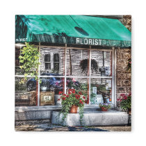Florist - Florist magnets by suburbanscenes Florist - Florist magnets