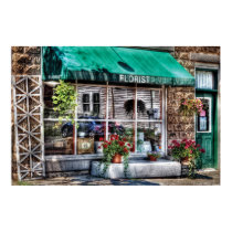 Florist - Florist posters by suburbanscenes Florist - Florist posters