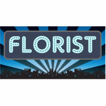 Florist Marquee photo sculptures