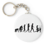 Floristy flower arranging florist shop gear keychains