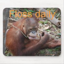 Flossing Teeth mousepads by Rebecca_Reeder Flossing Teeth mousepads