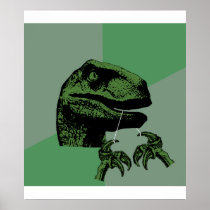 Flossoraptor Philosoraptor Poster