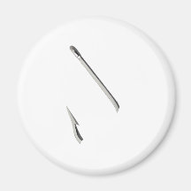 Flotsam Fish Hook Refrigerator Magnet