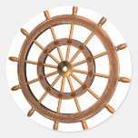 Flotsam Wheel Round Stickers